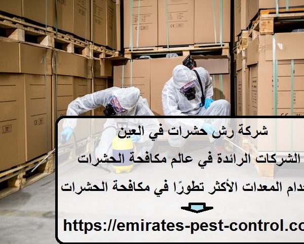شركة رش حشرات في العين