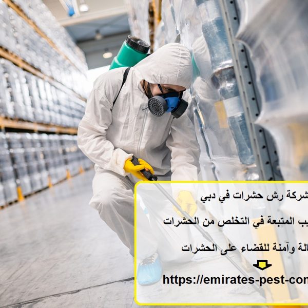 شركة رش حشرات في دبي